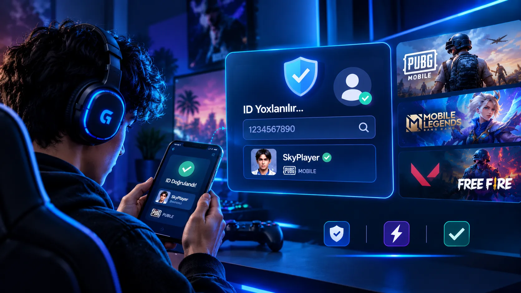 SkyGames-də Yeni ID Yoxlama Sistemi – Oyun Balansını Daha Təhlükəsiz Yükləyin
