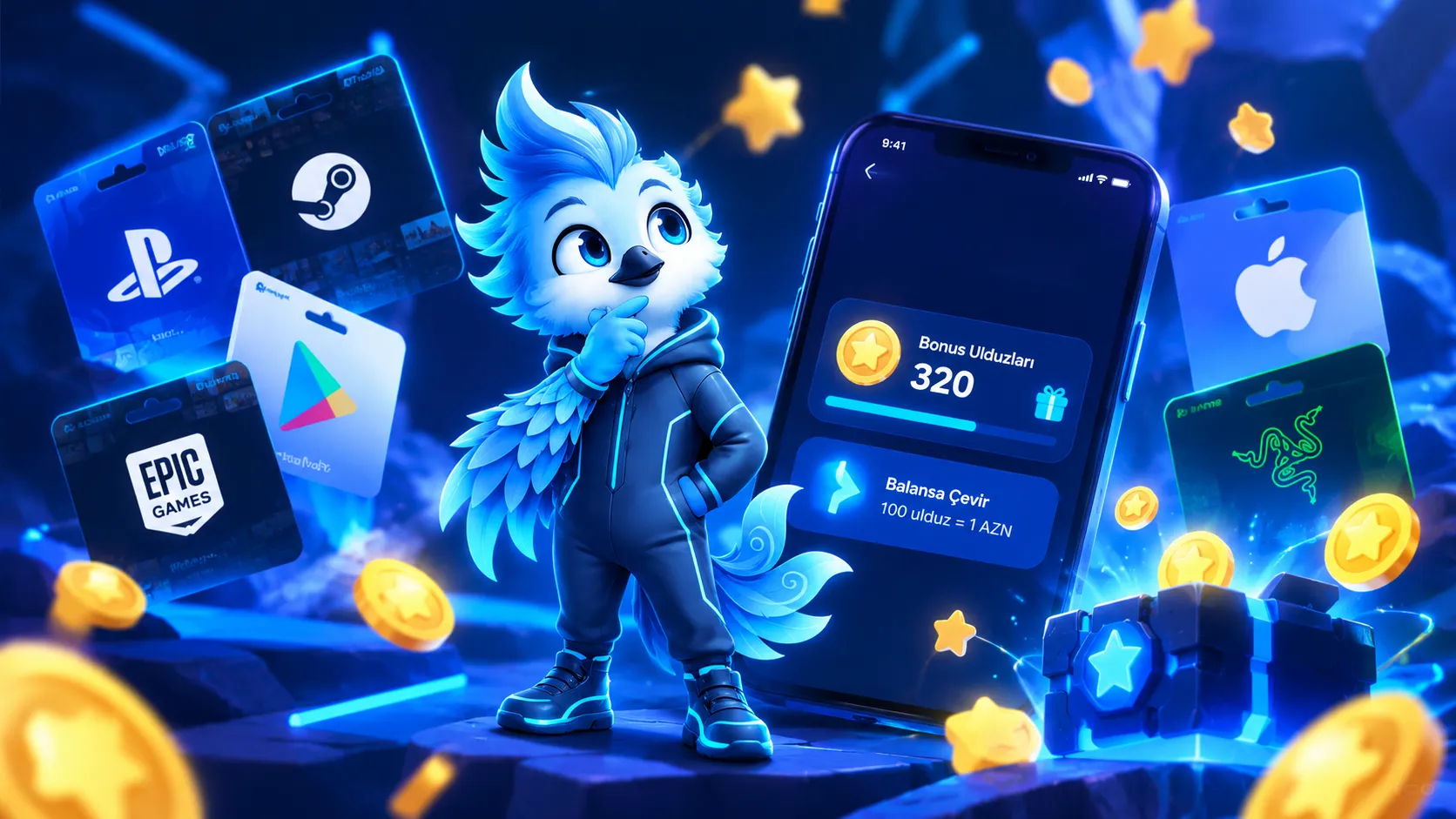SkyGames Bonus Sistemi: Alış-veriş Et, Bonus Ulduzları Qazan!