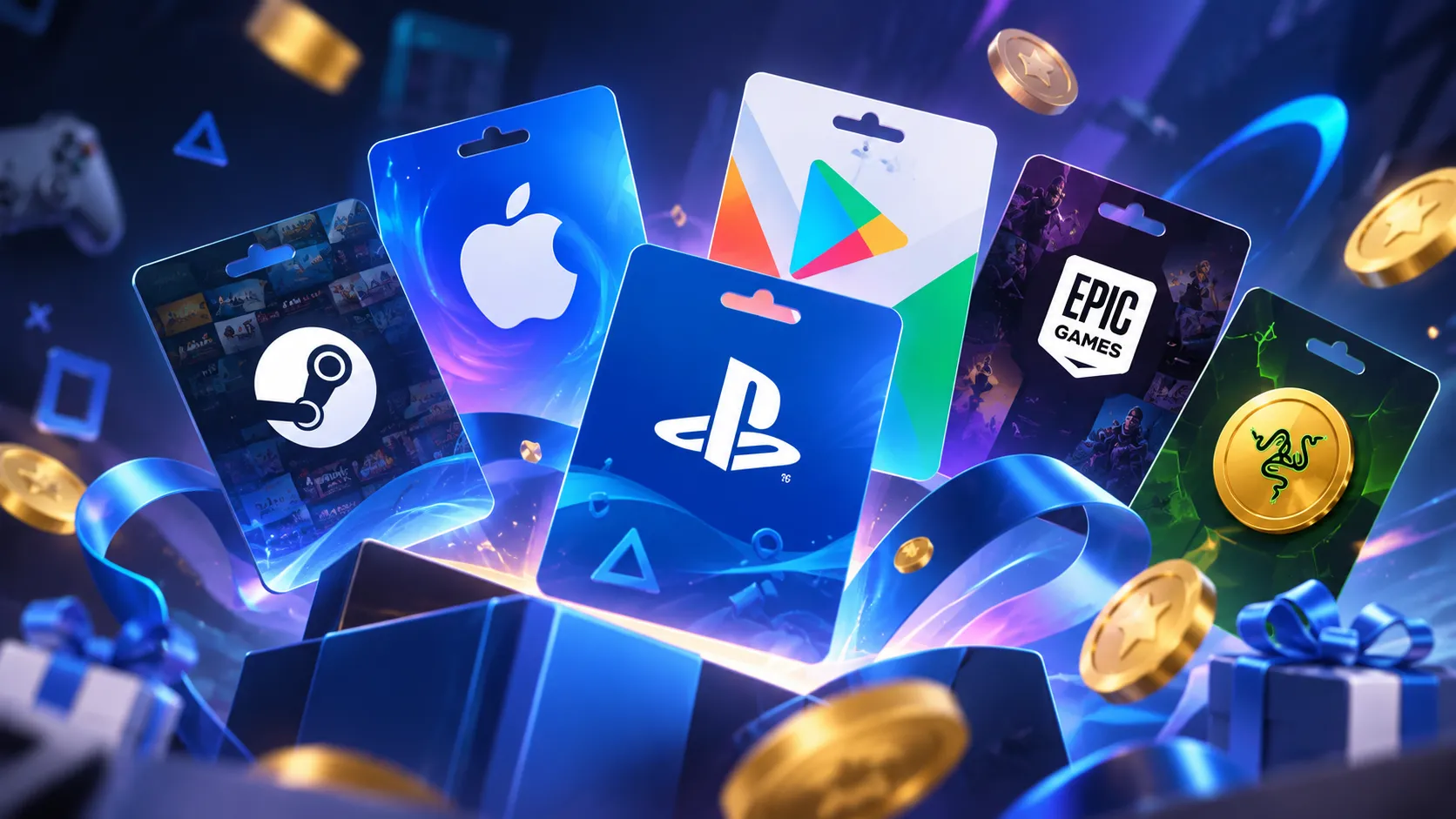 Oyun Hədiyyə Kartları: Steam, PlayStation, App Store və Google Play Bələdçisi