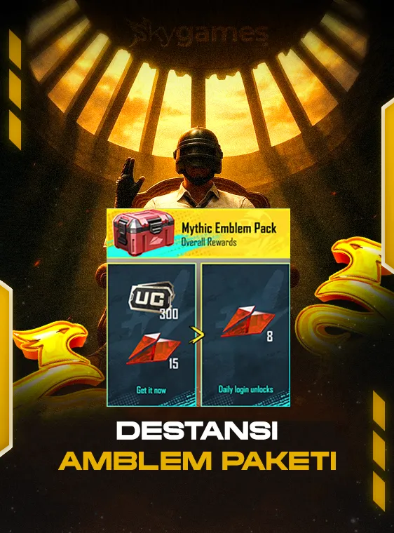 PUBG Mobile Destansı Amblem Paketi məhsul şəkli