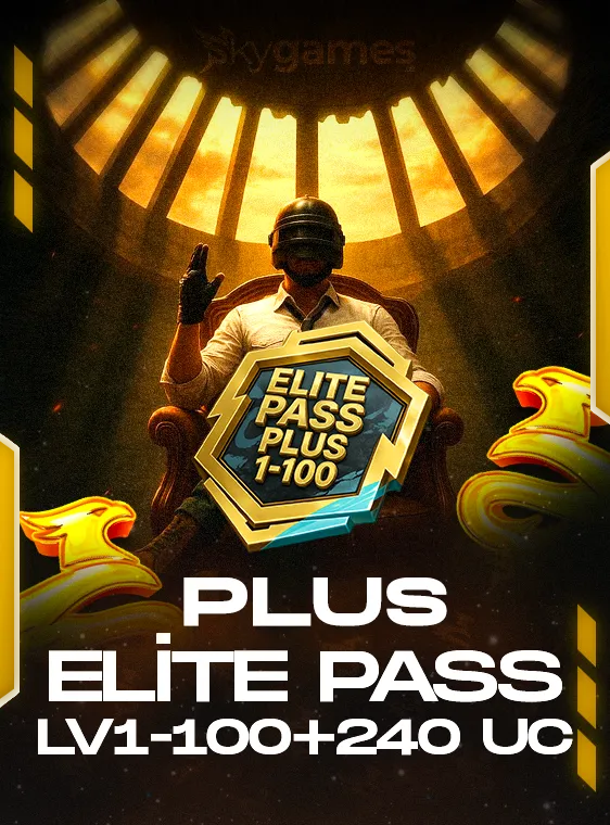 PUBG Mobile Elite Pass Plus LV1-100 + 240 UC məhsul şəkli