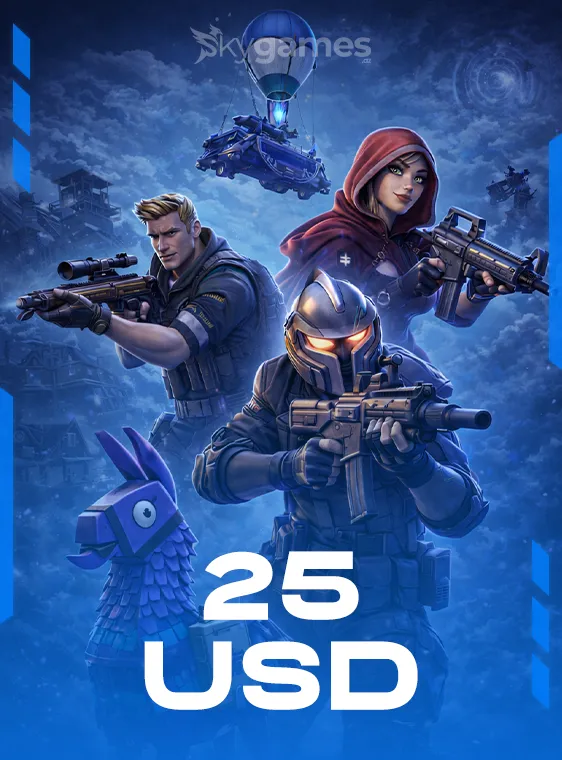 Epic Games 25 USD Gift Card