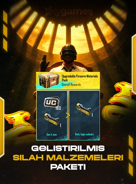 PUBG Mobile Geliştirilmiş Silah Malzemeleri Paketi məhsul şəkli