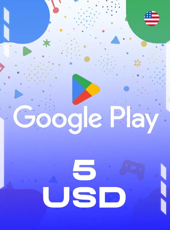 Google Play 5 USD Gift Card