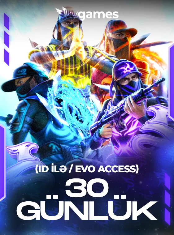 Free Fire EU&TR Evo Access 30 Günlük 7/24
