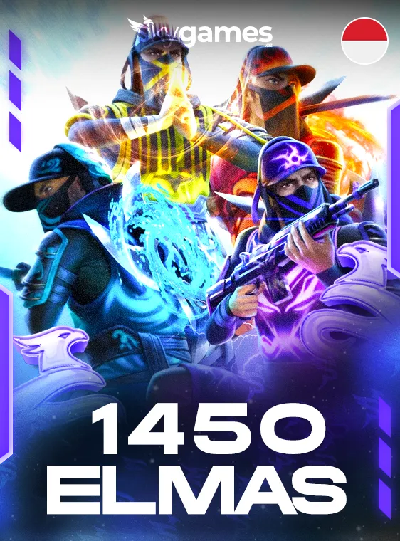 Free Fire 1450 Elmas Indoneziya