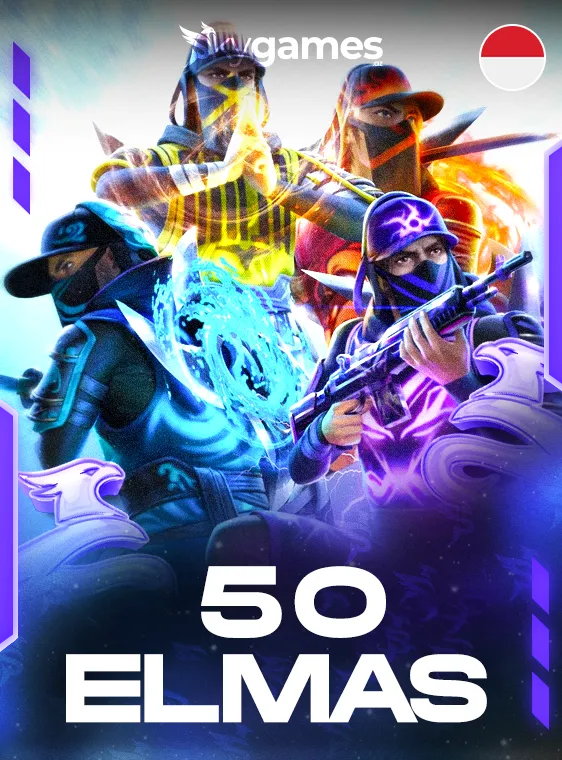 Free Fire 50 Elmas Indoneziya
