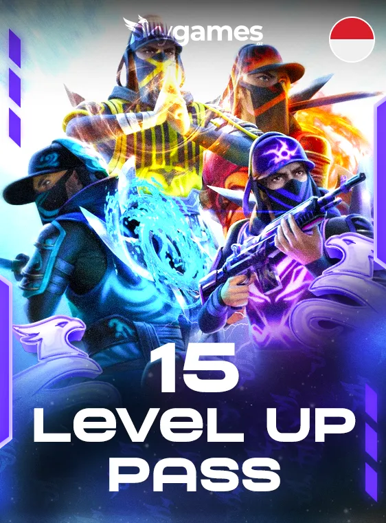 Free Fire 15 Level Up Pass Indoneziya