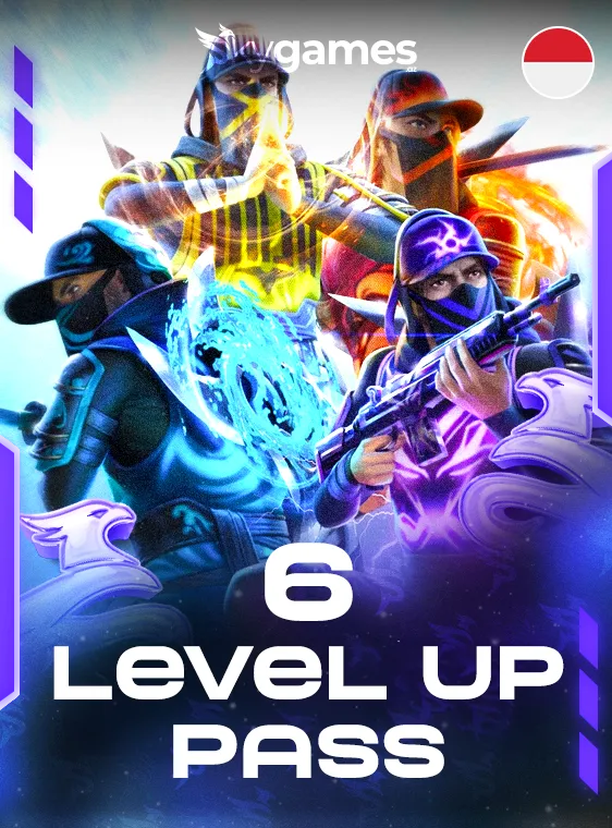 Free Fire 6 Level Up Pass Indoneziya