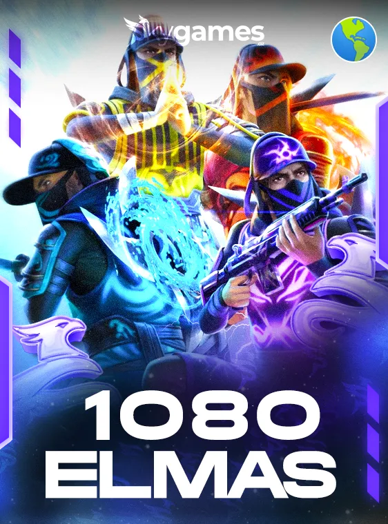 Free Fire 1080 Elmas LATAM