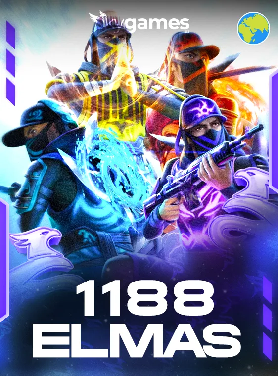 Free Fire 1188 Elmas MENA