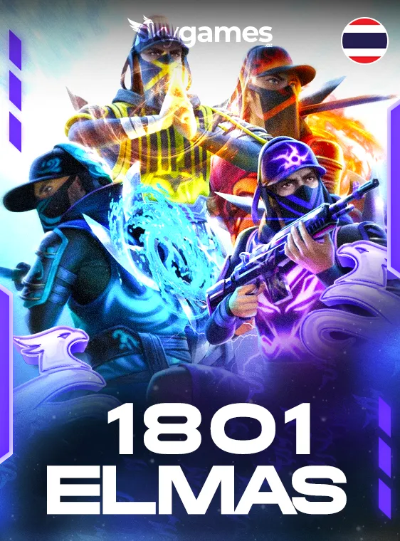 Free Fire 1801 Elmas Tailand