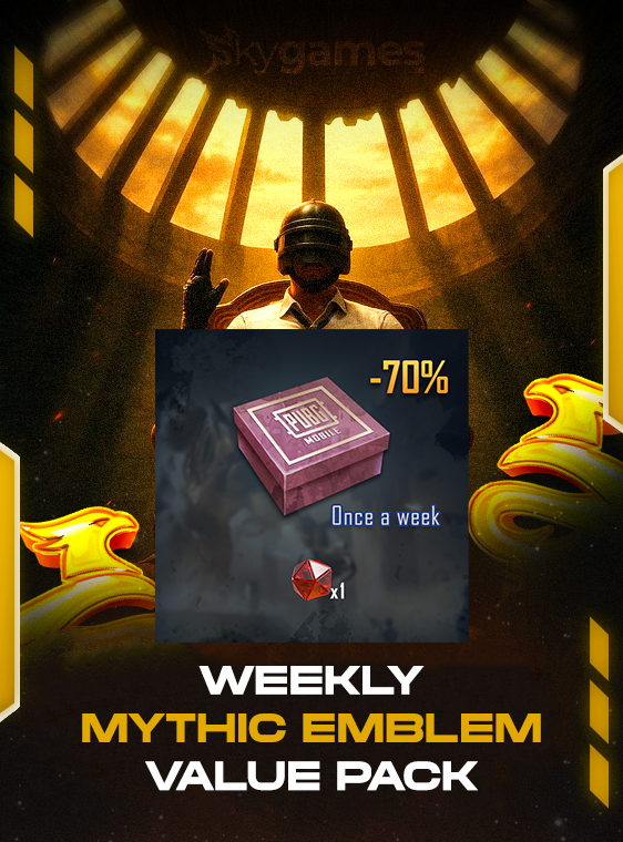 PUBG Mobile Weekly Mythic Emblem Value